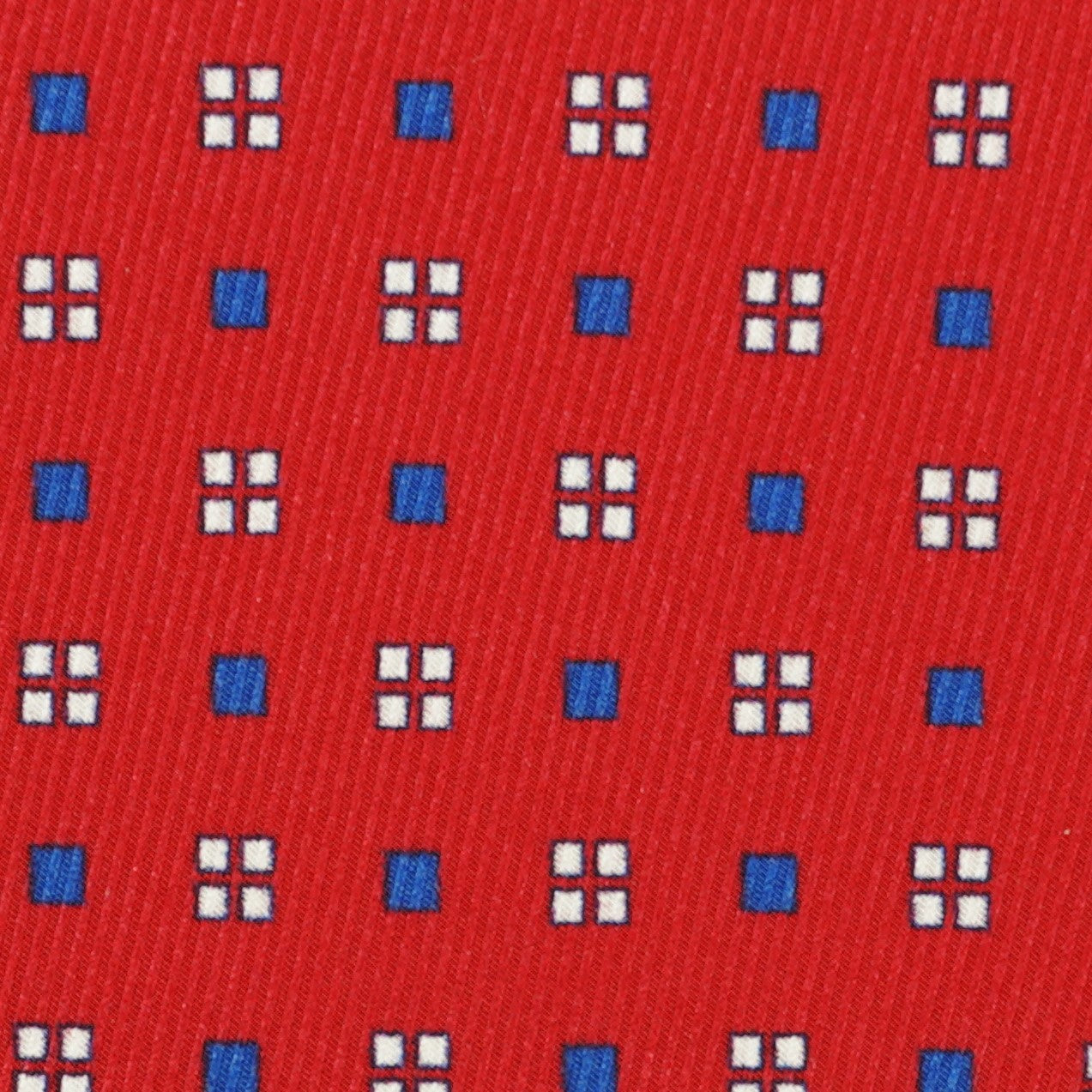 Alternating Squares Neat Silk Tie