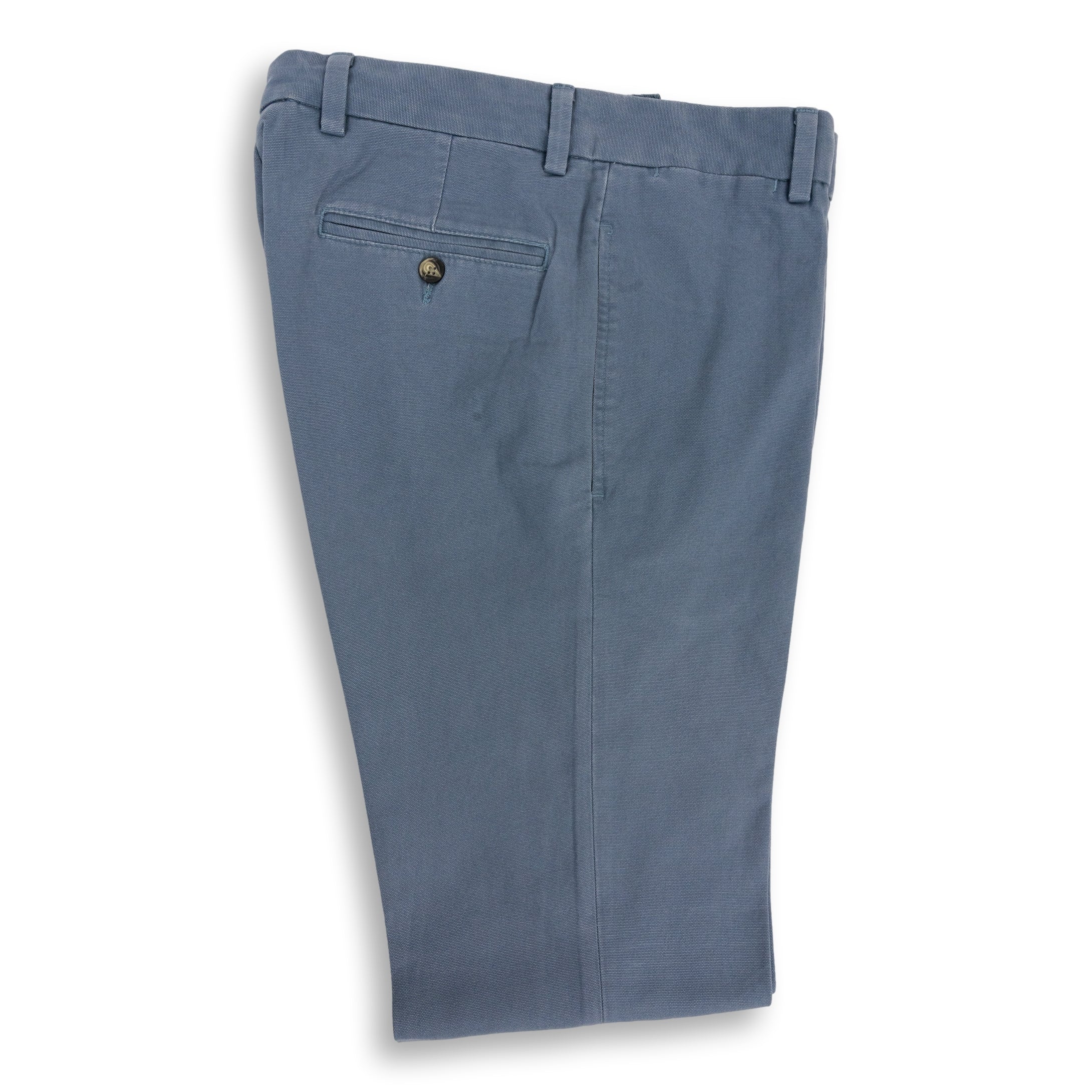Andover Anniversary Blue Cotton Khaki Dress Trouser