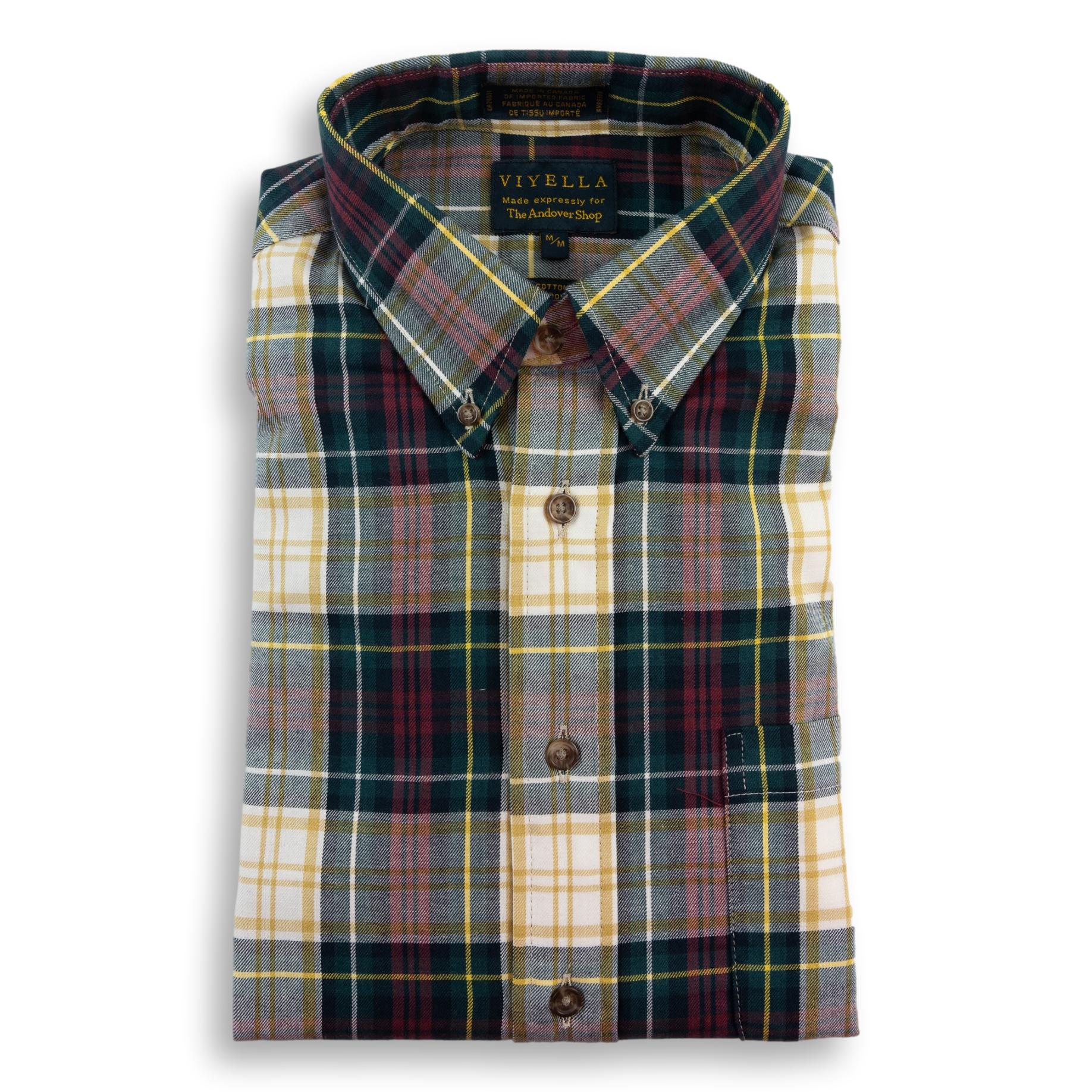 Weathered Campbell Plaid Viyella Sport Shirt – The Andover Shop