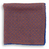 Abstract Square Wool and Silk Blend Pocket Square