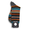 Quakers Stripe Merino Wool Mid-Calf Dress Socks