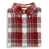 Red and Cream Fall Madras Sport Shirt