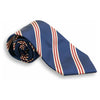 Navy Regimental Repp Stripe Silk Tie