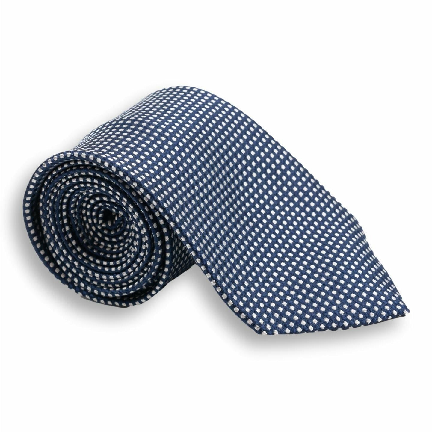 Small Block Woven Silk Tie