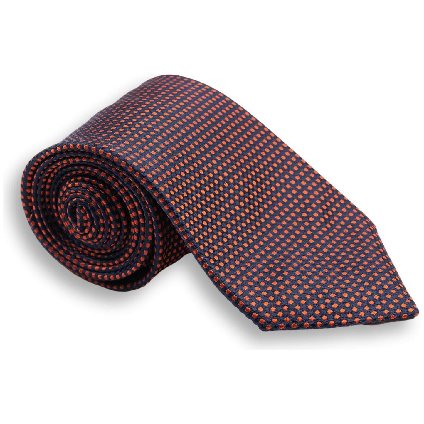 Small Block Woven Silk Tie