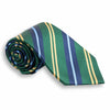 Green, Navy, Sky Blue Silk Stripe Tie
