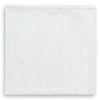 Plain White Cotton Pocket Square