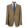 Brown Houndstooth with Blue and Red Windowpane Wool Sport Coat