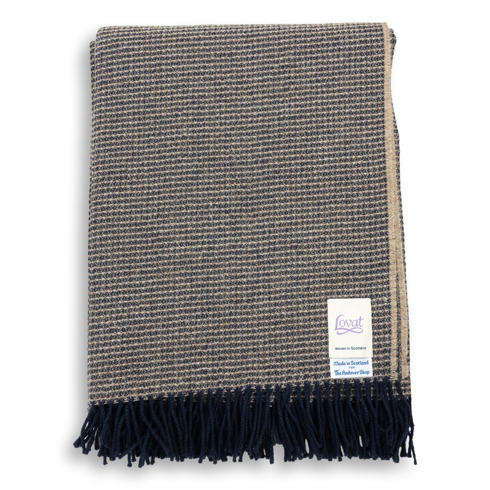 100% Wool Honeycomb Blanket