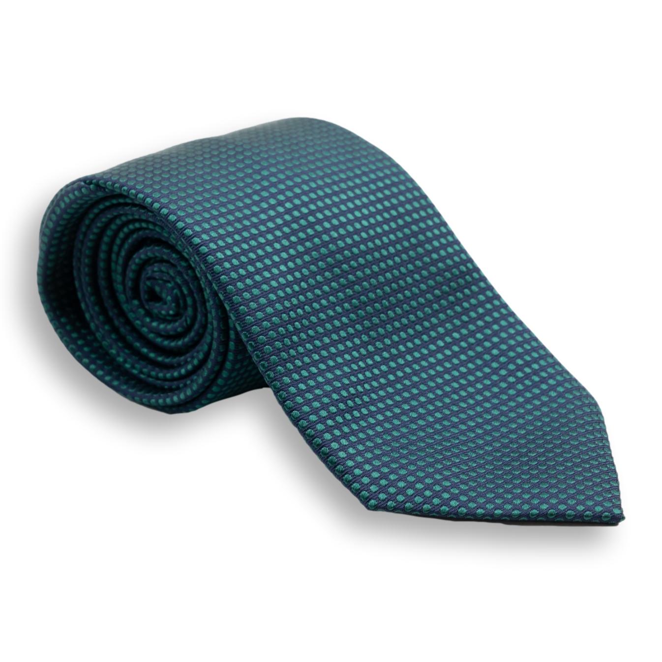 Dot Pattern Silk Woven Tie