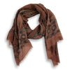 Medallion and Paisley Wool and Silk Scarf