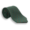 Forest Green with Multicolored Paisley Irish Poplin Tie