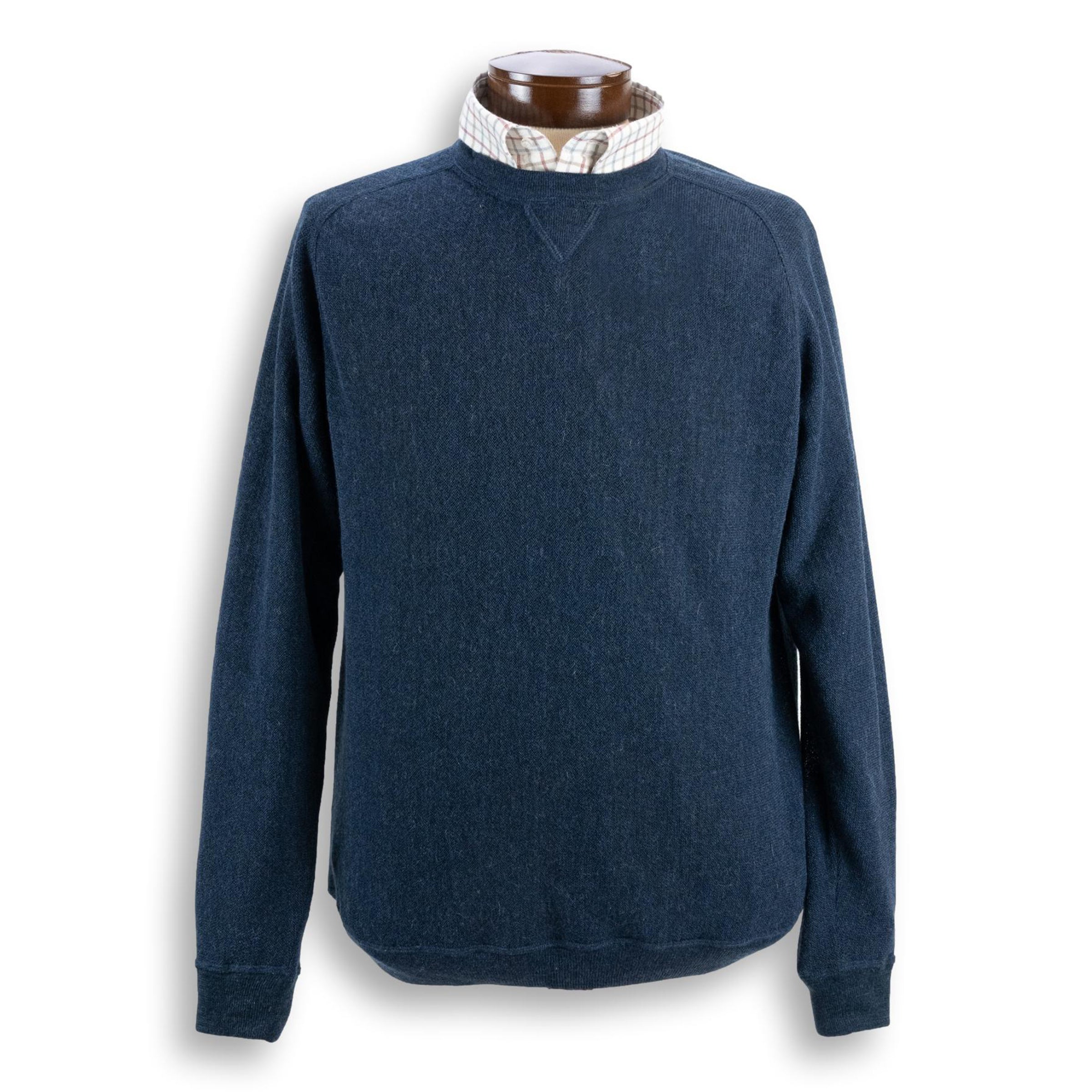 Baby Alpaca Crew Neck Jersey Sweater – The Andover Shop