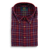 Plum Ground Tattersall Viyella Sport Shirt