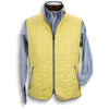 Soft Yellow Waterville Theo Quilted Vest