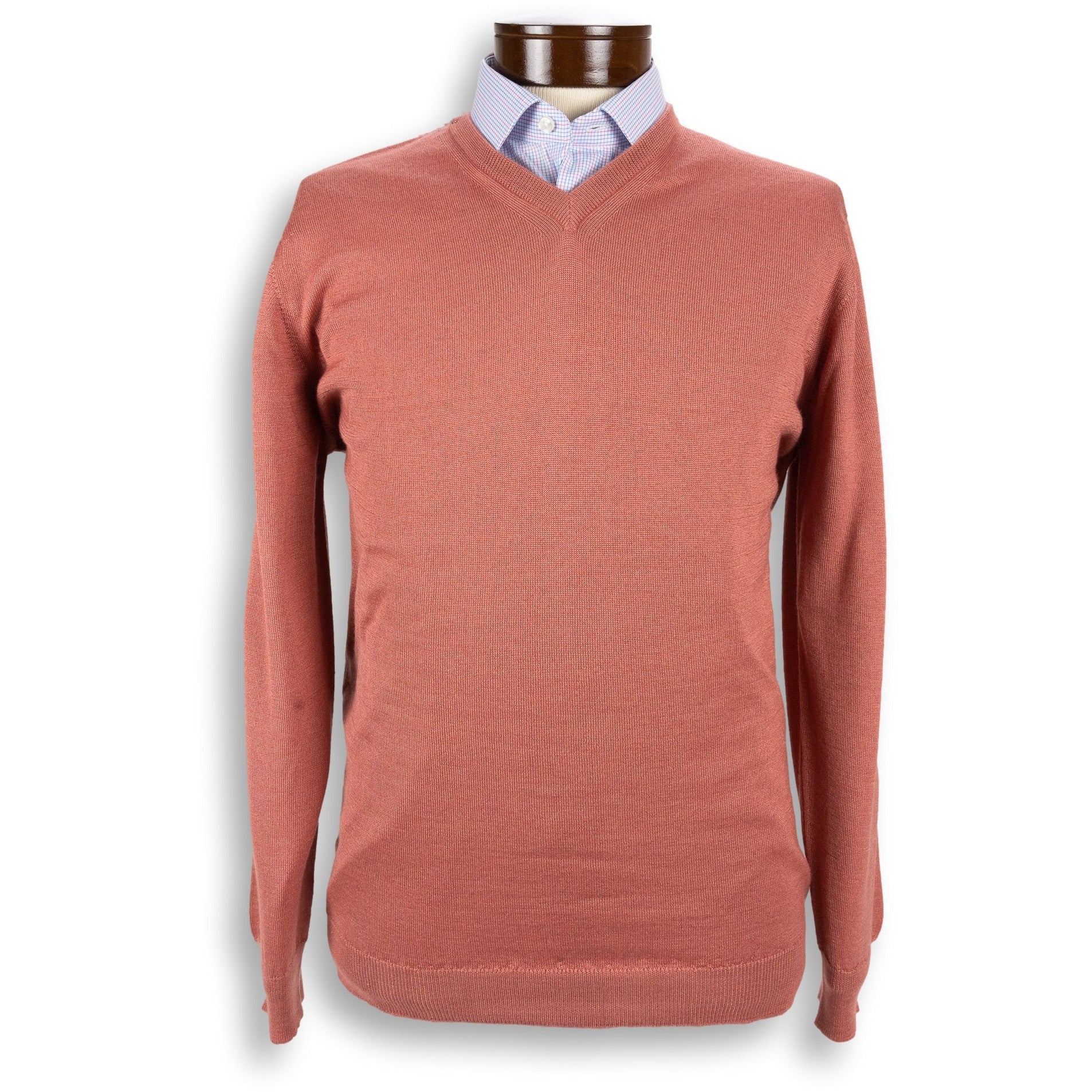 Cashmere and Silk Blend V-Neck Sweater