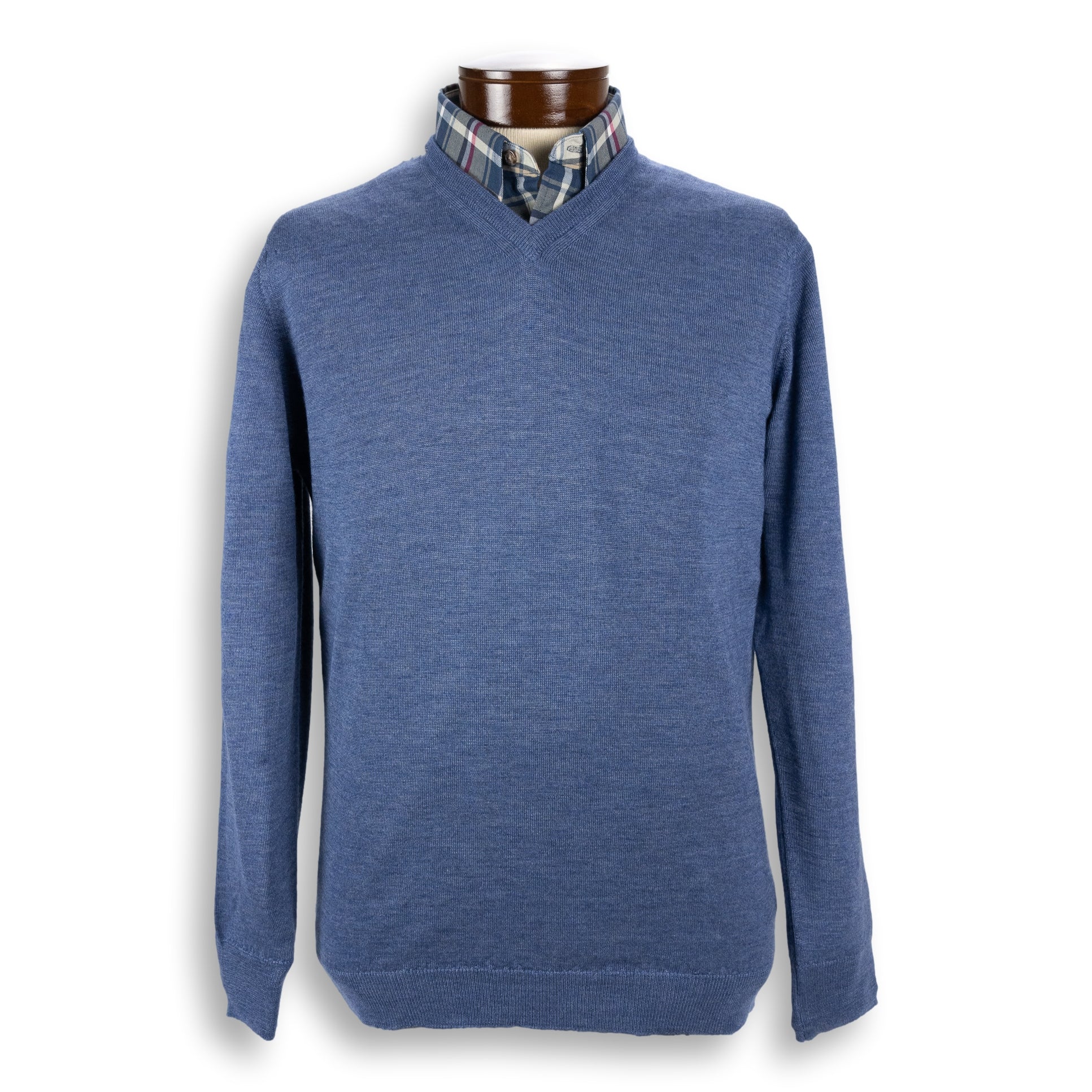 Cashmere and Silk Blend V-Neck Sweater