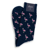 Flamingo Cotton Midcalf Dress Sock