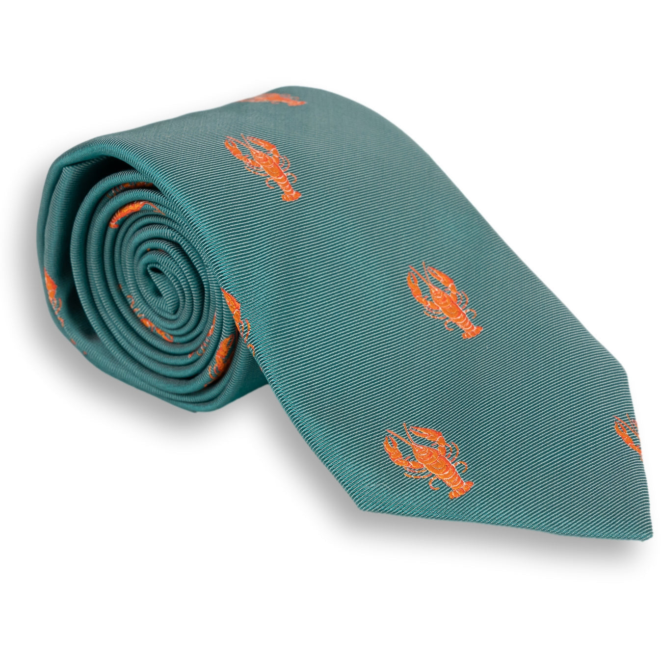 Lobster Silk Woven Tie