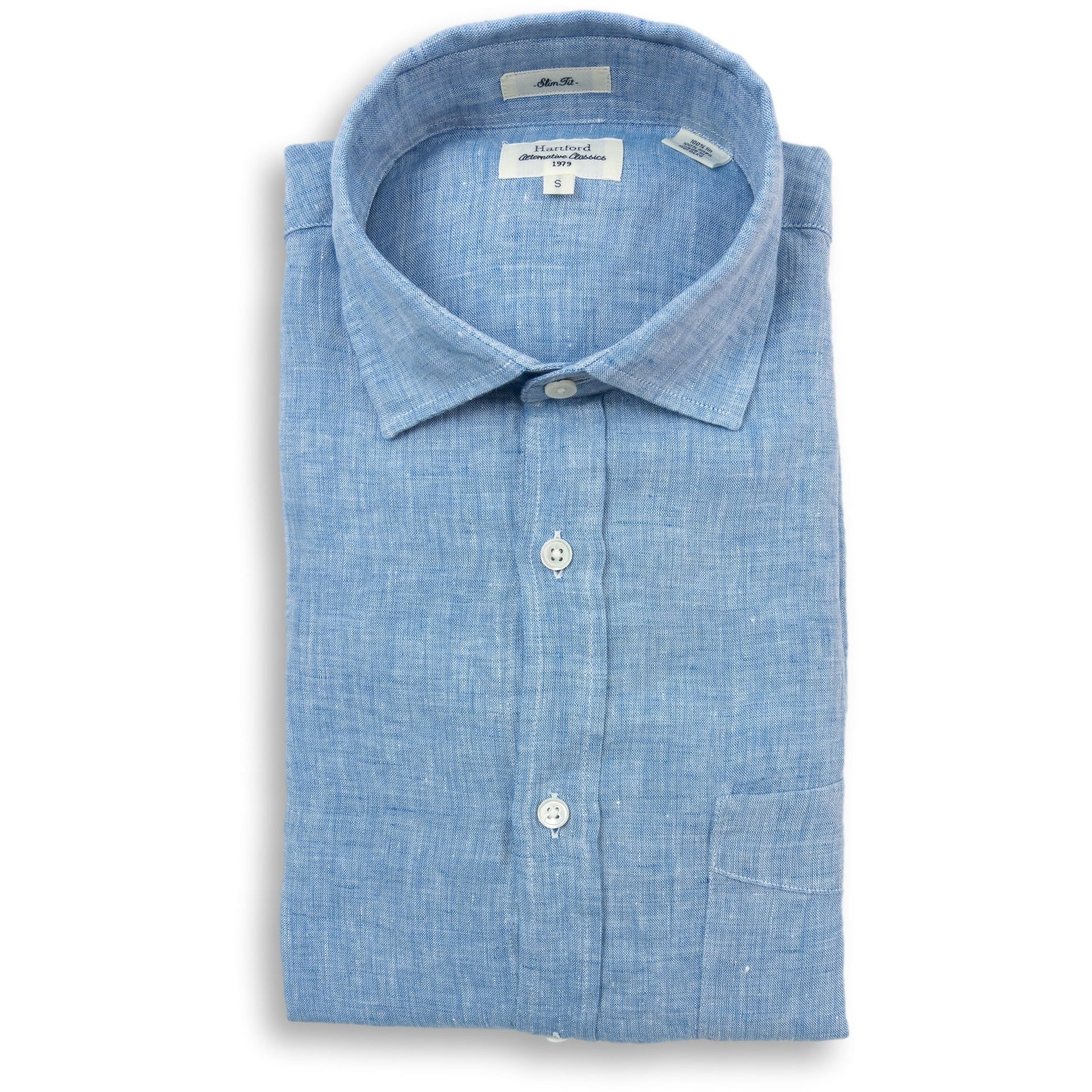 slim fit linen dress shirt Textured Linen Slim Fit Shirt