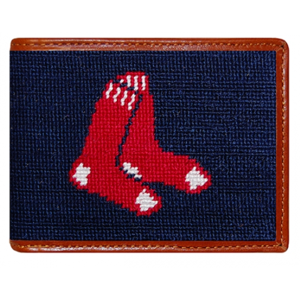 Red Sox Needlepoint Bi-Fold Wallet