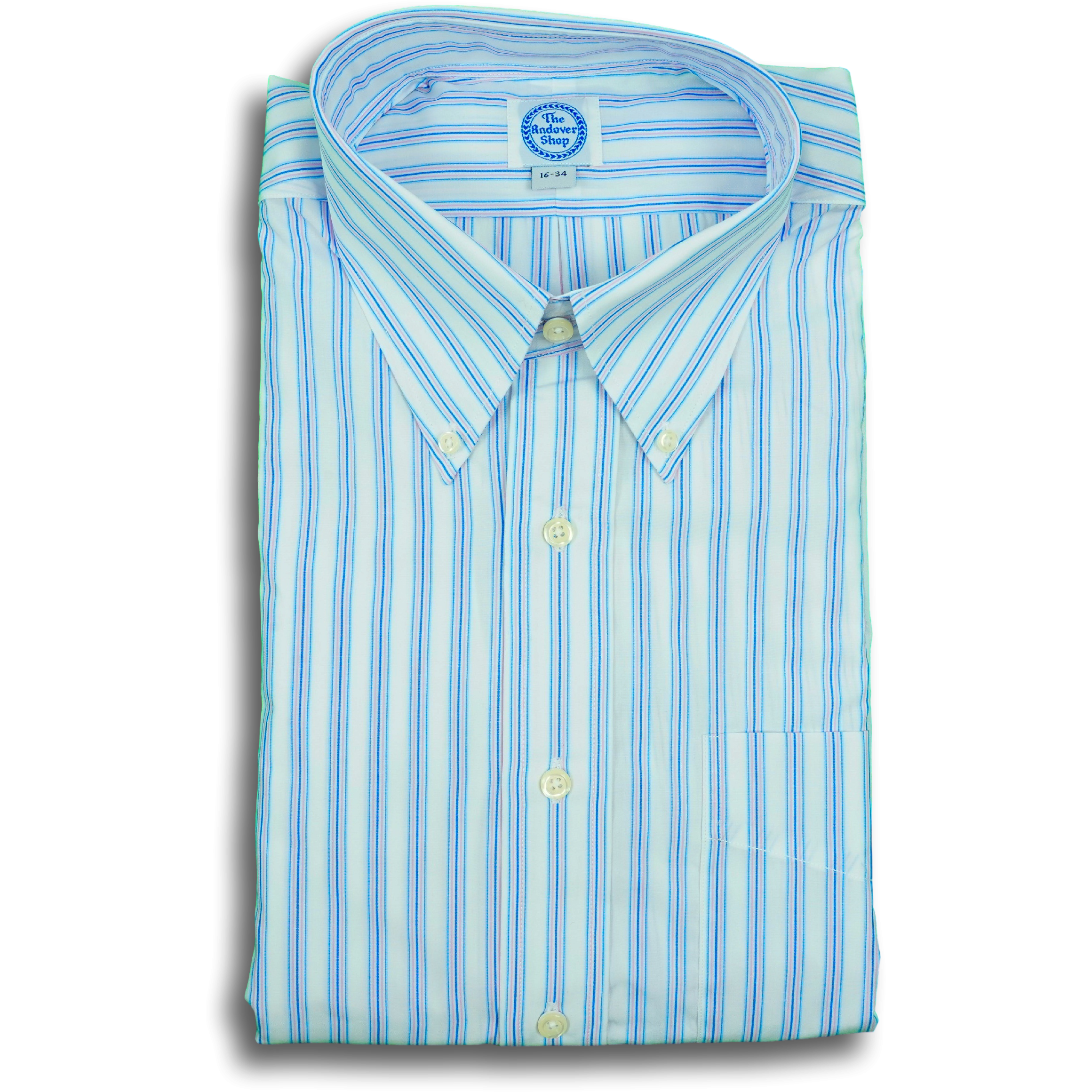 Cluster Stripe Button Down Dress Shirt The Andover Shop Cluster Stripe Button Down Dress Shirt The Andover Shop
