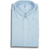 Thin Periwinkle and Forest Green Striped Button Down Shirt
