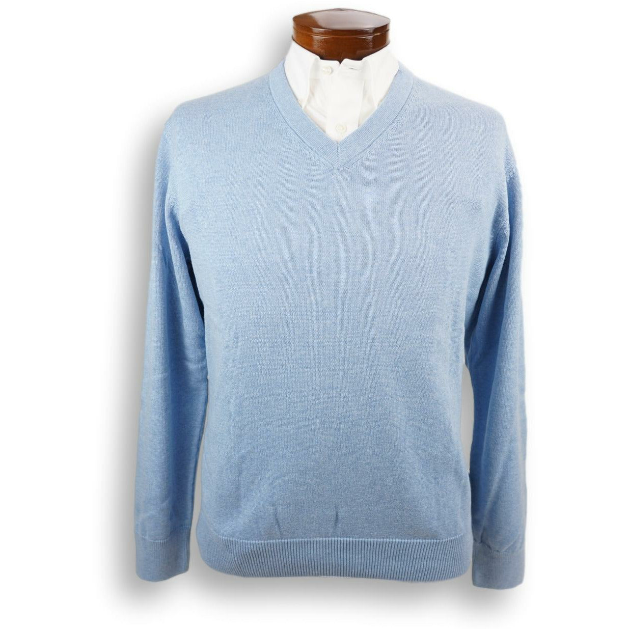 Pima Cotton V-Neck Sweater