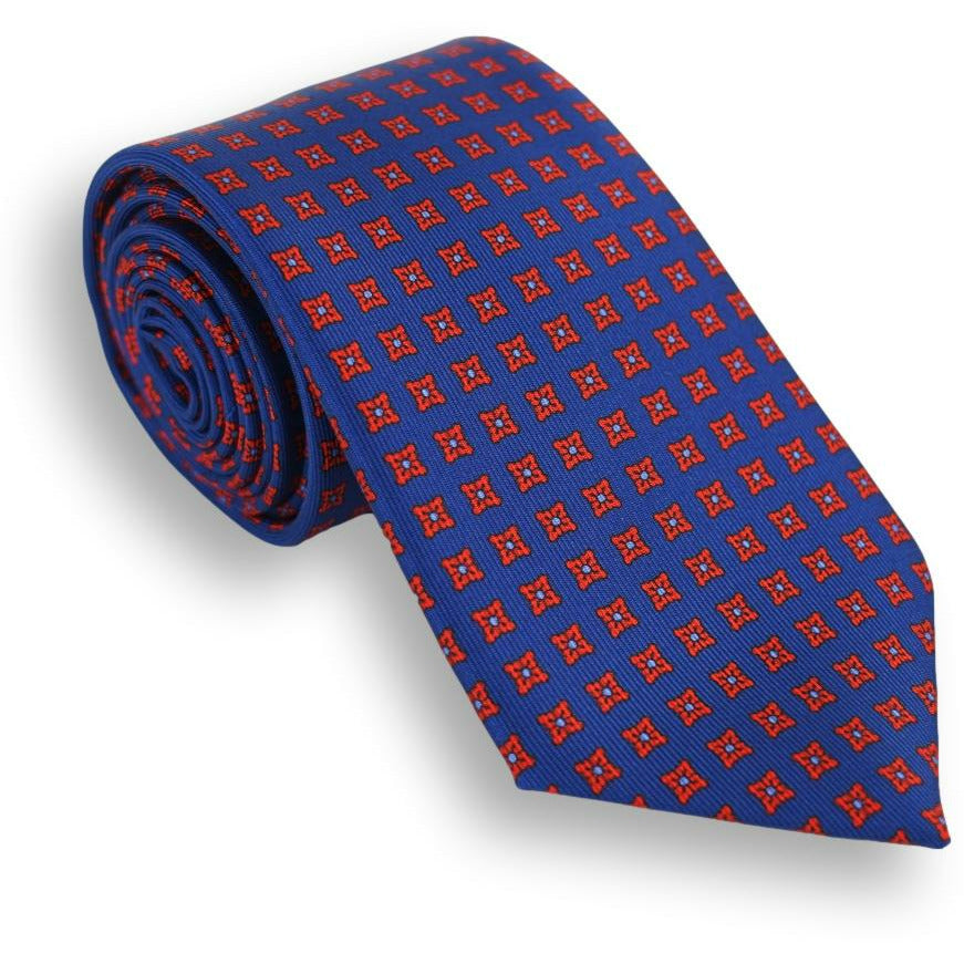 Classic Square Neat Motif Silk Tie