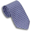 Purple Silk Diamond Patterned Tie