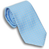 Pale Blue Silk Square Patterned Tie