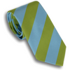Light Green and Blue Striped Tie