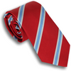 Red and Silver/Sky Blue Reppe Stripe Tie