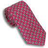 Raspberry Red with Paisley Pattern Tie