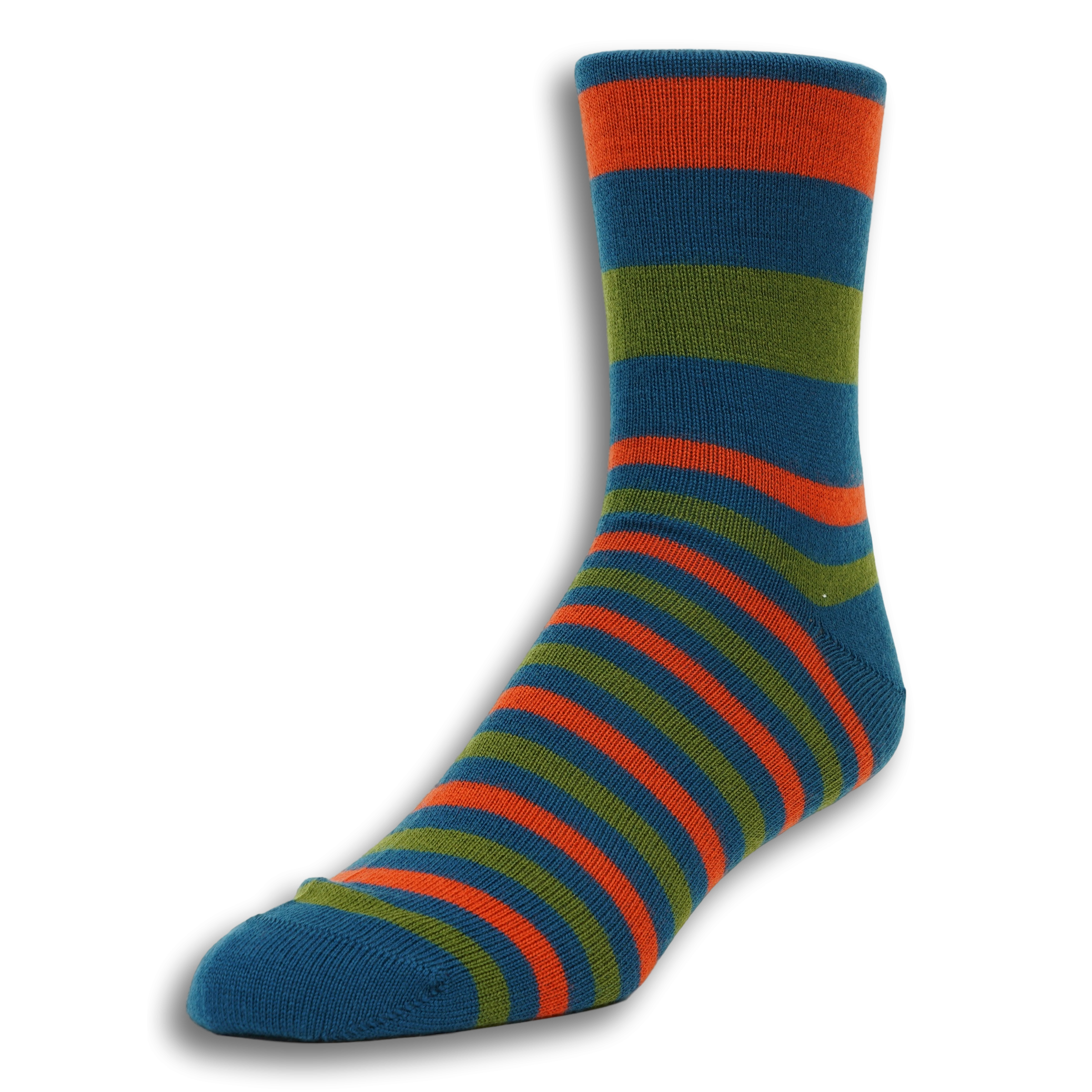 Mid-calf Striped Wool Dress Socks