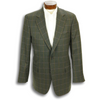 Year Round Weight Grey Heather Grown with Corn and Lavender Windowpane Sport Coat