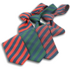 Classic Navy Striped Irish Poplin Tie