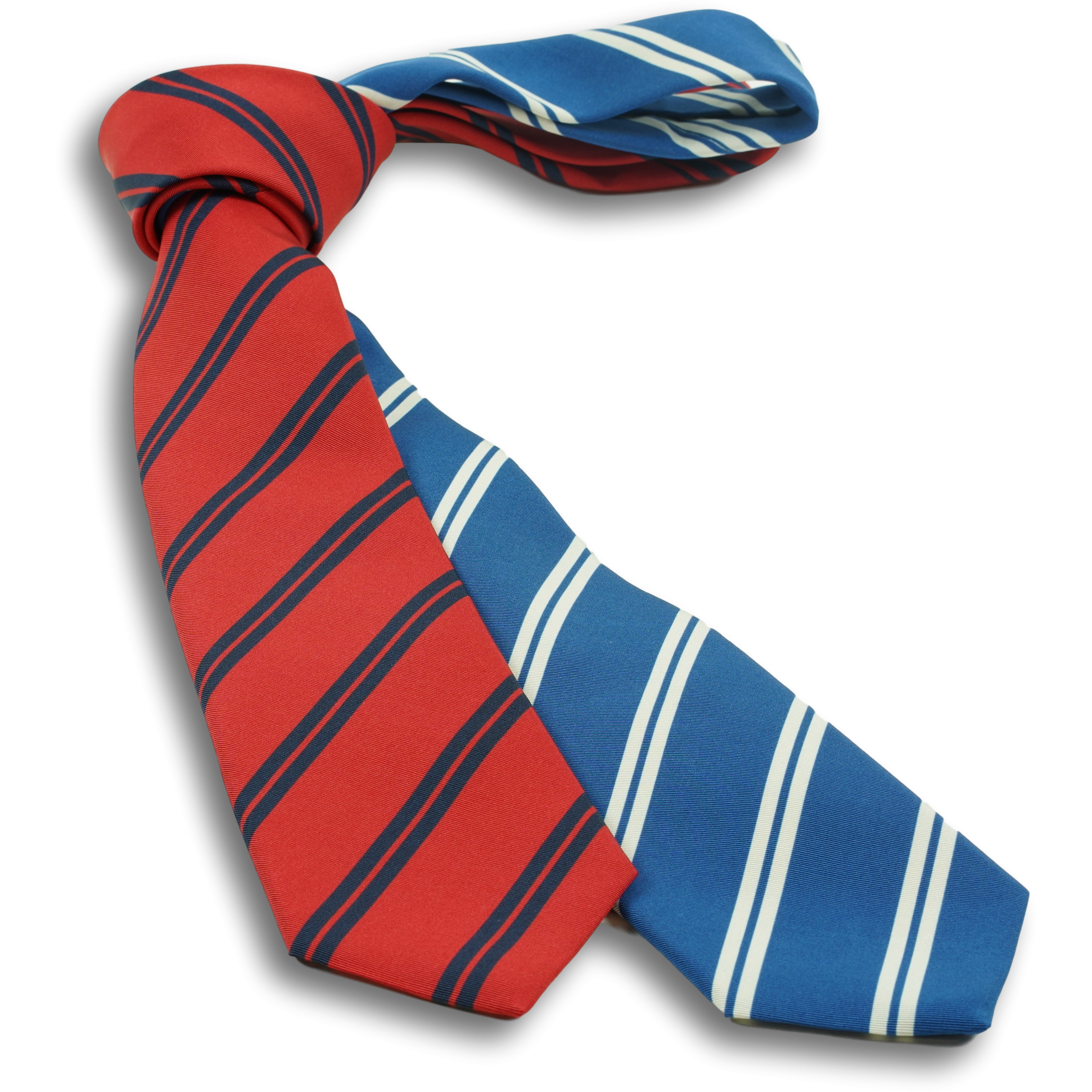 Double Stripe Irish Poplin Tie