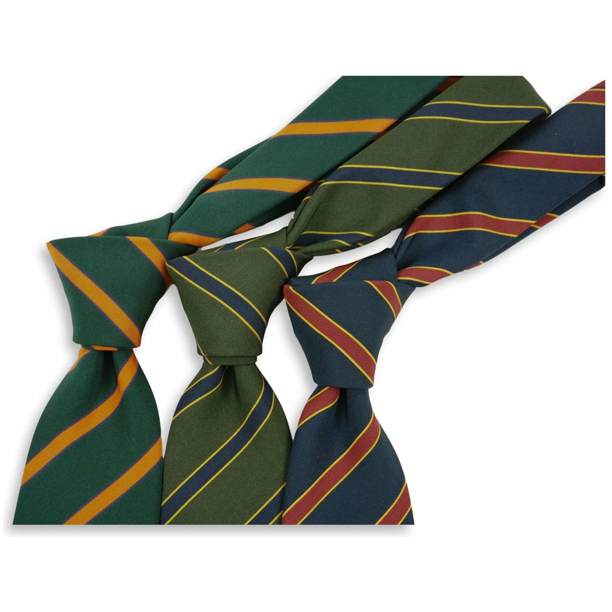American Regimental Stripe Irish Poplin Tie