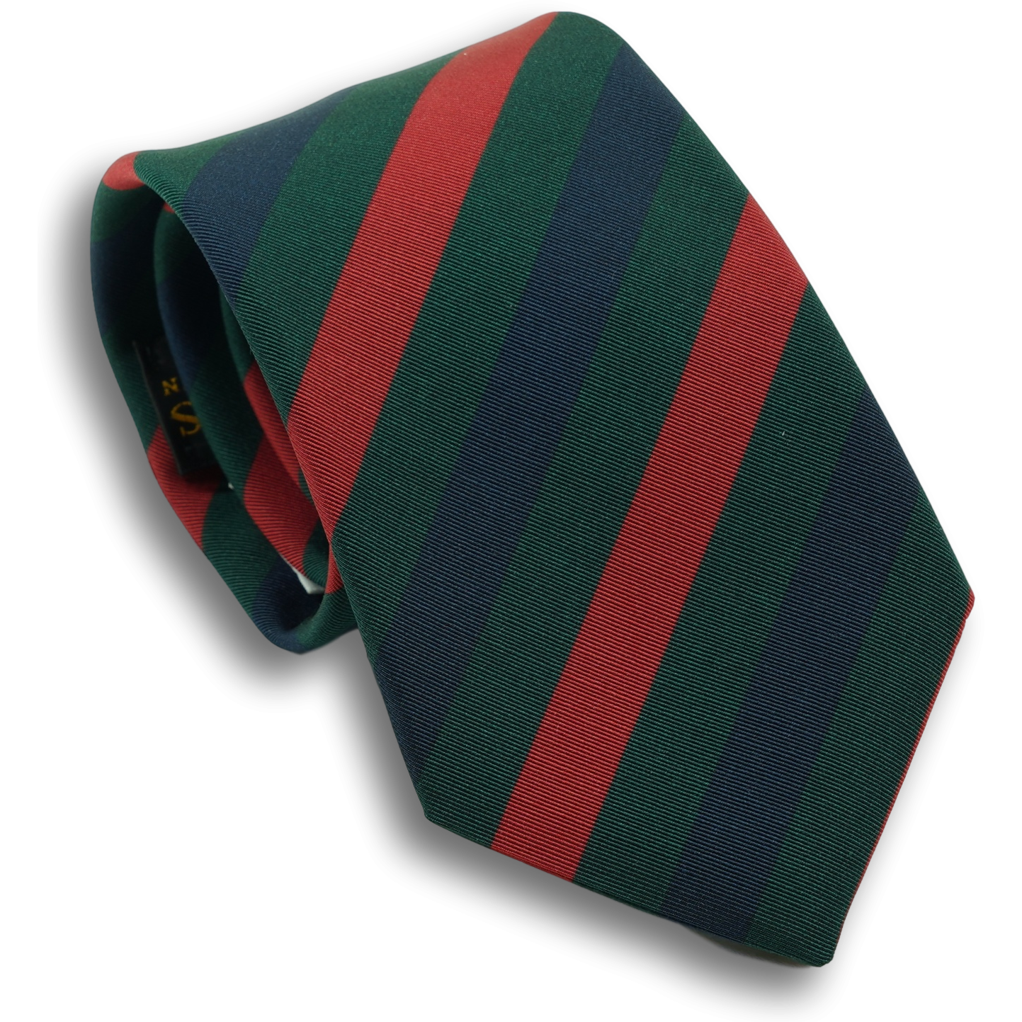 Multicolored Classic Stripe Irish Poplin Tie
