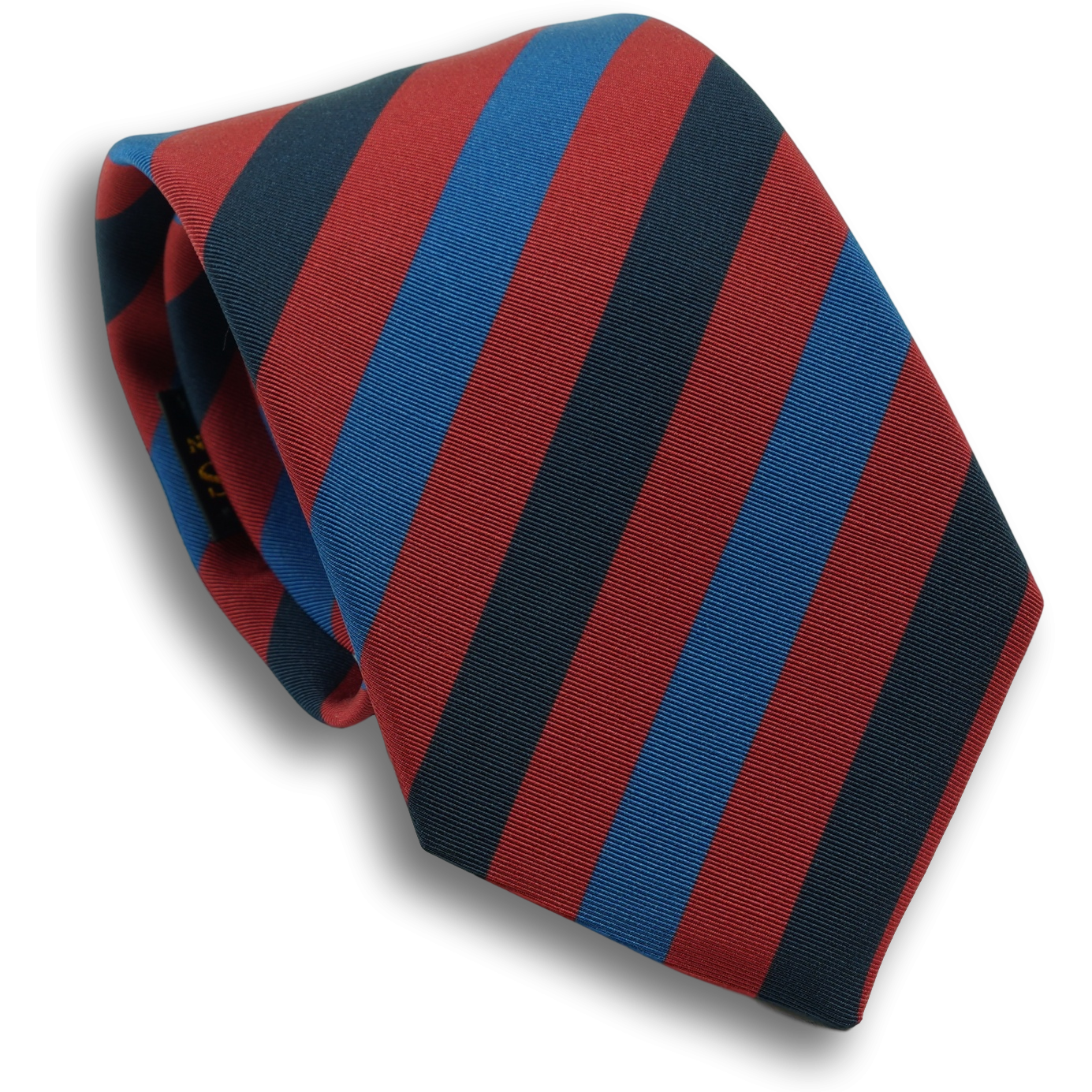 Multicolored Classic Stripe Irish Poplin Tie