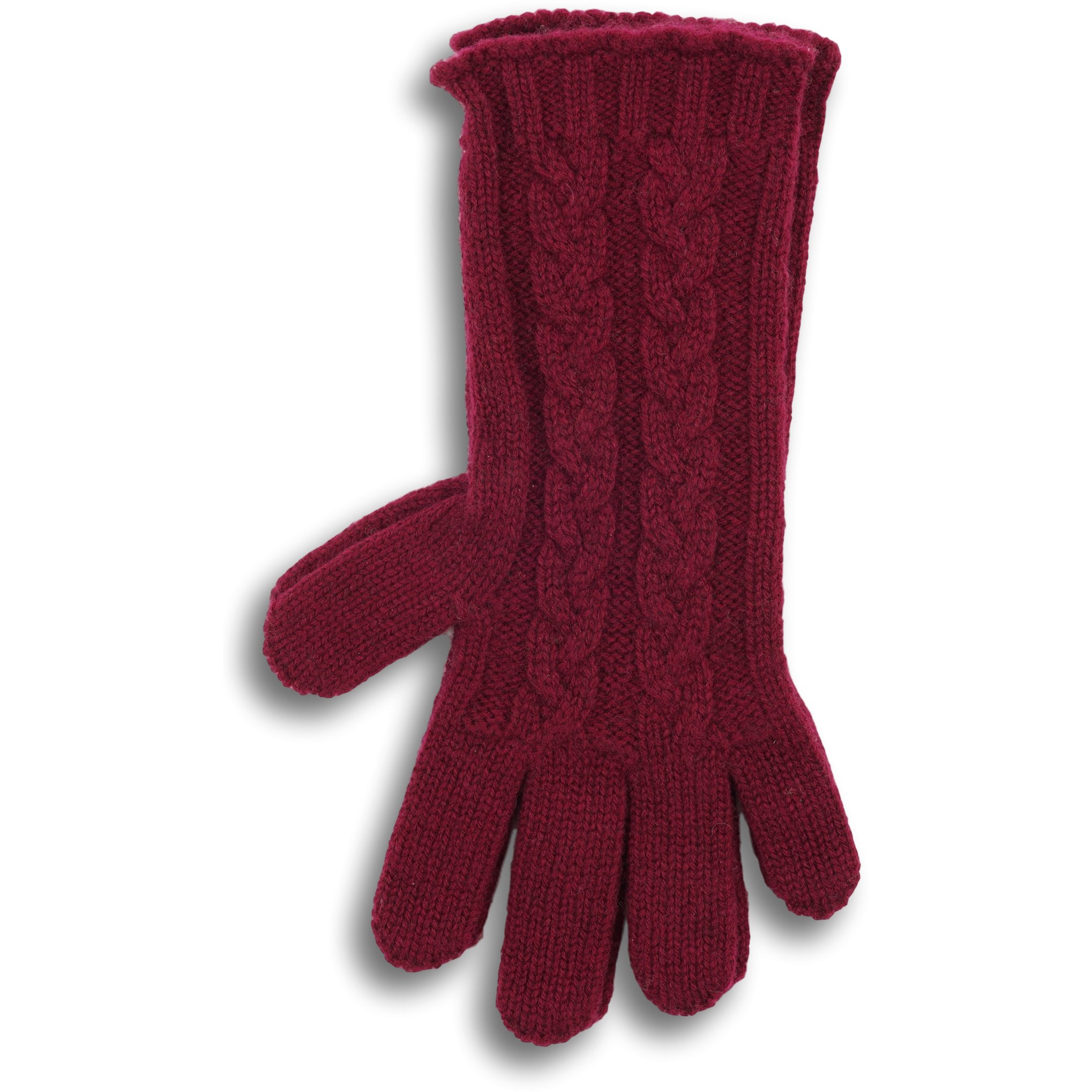 Cashmere Cable Knit Gloves
