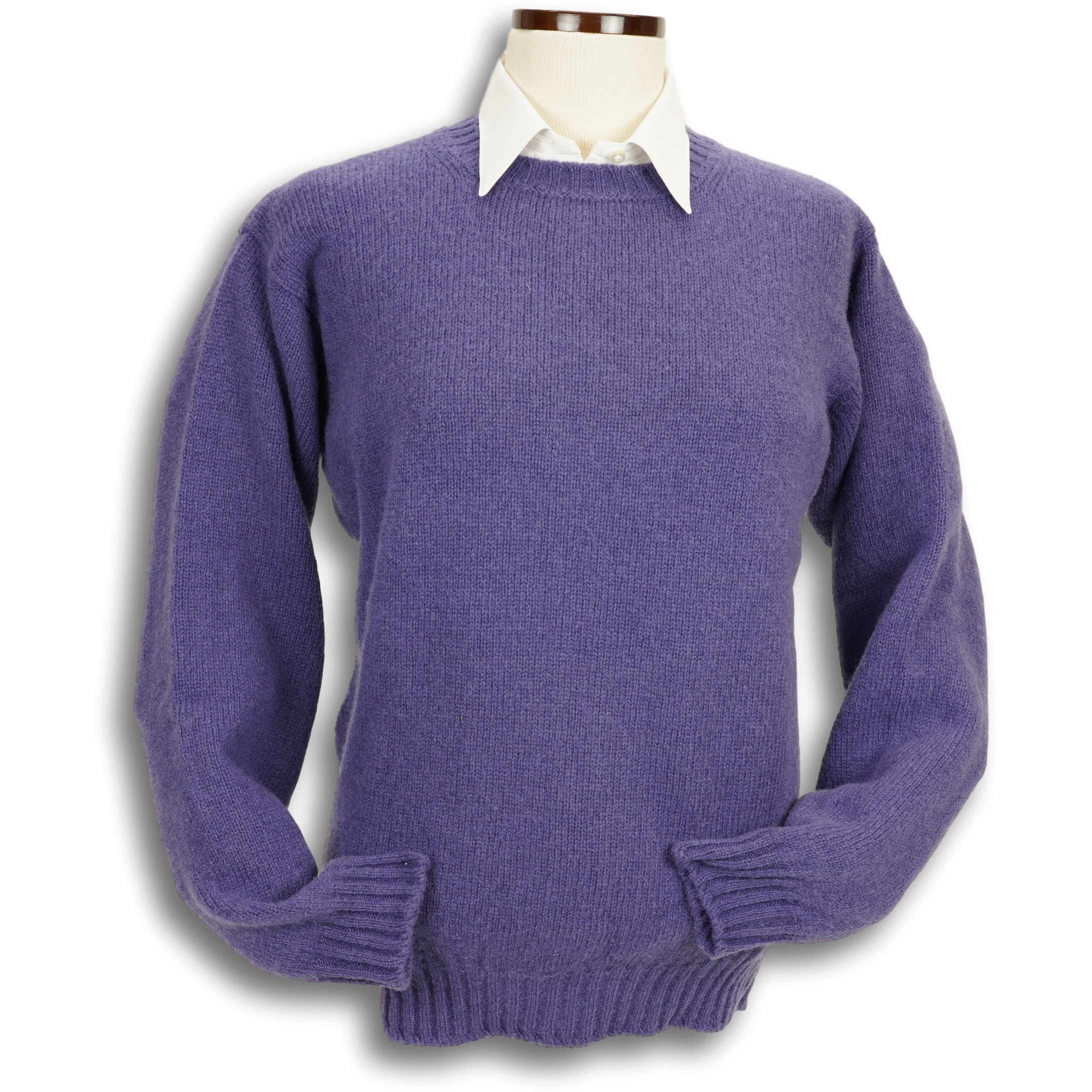 Ladies Shetland Crew Neck Sweater