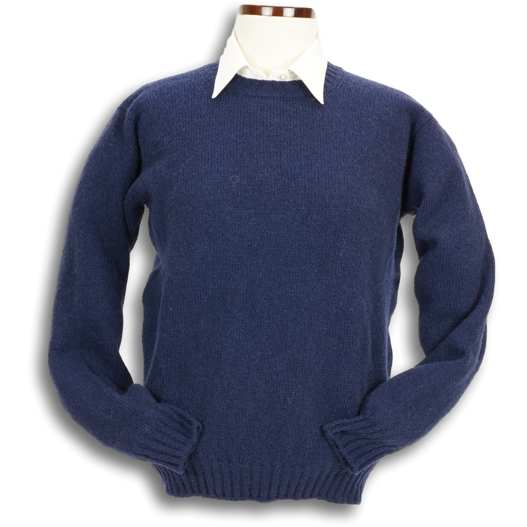 Ladies Shetland Crew Neck Sweater