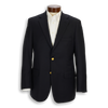 Traditional Andover Fit 100% Wool Basket Weave Navy Blazer