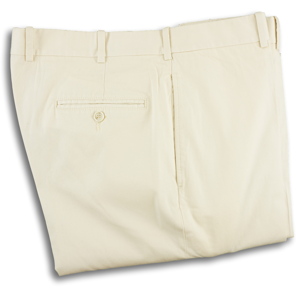 Cream Khyber Cloth Plain Front Trousers – The Andover Shop