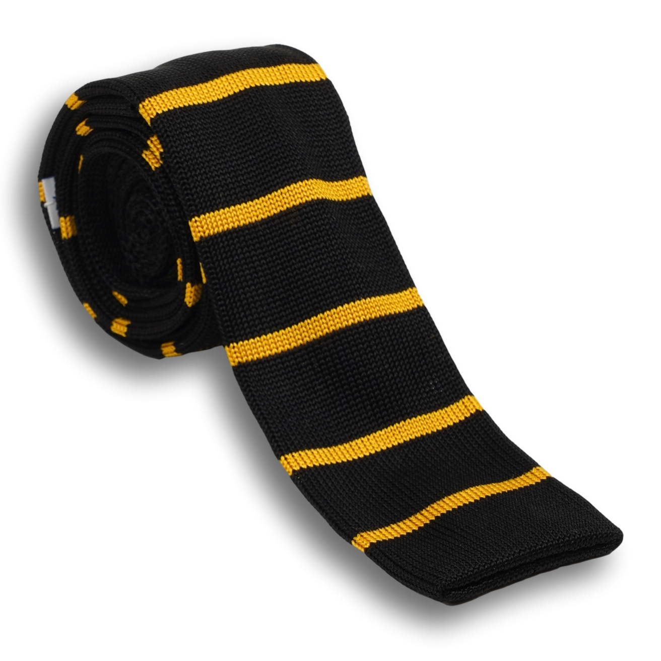 Striped Italian Silk Knit Tie