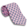 Shield Patterned Linen Tie