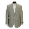 Small Blue and Green Houndstooth with Subtle Gold Windowpane