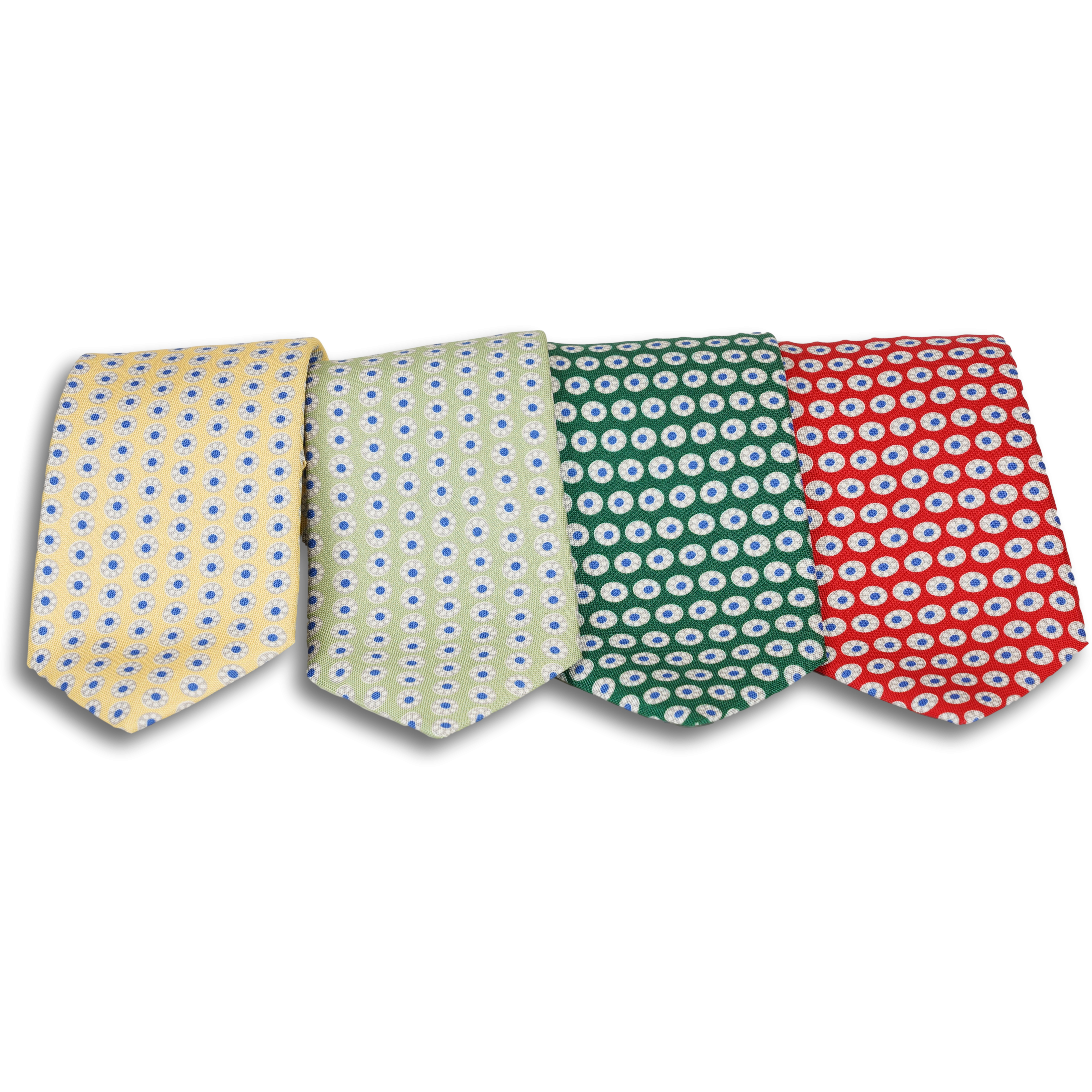 Abstract Flowers Neat Silk Tie